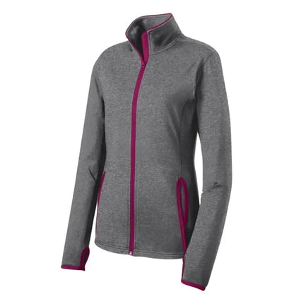 Sport-Tek Women's Sport-Wick Stretch Contrast Full-Zip Ja...