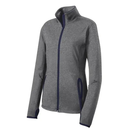 Sport-Tek Women's Sport-Wick Stretch Contrast Full-Zip Ja...