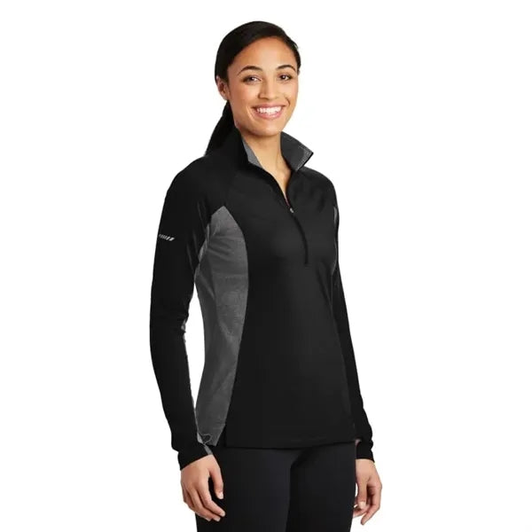 Sport-Tek Women's Sport-Wick Stretch Contrast 1/4-Zip Pul...