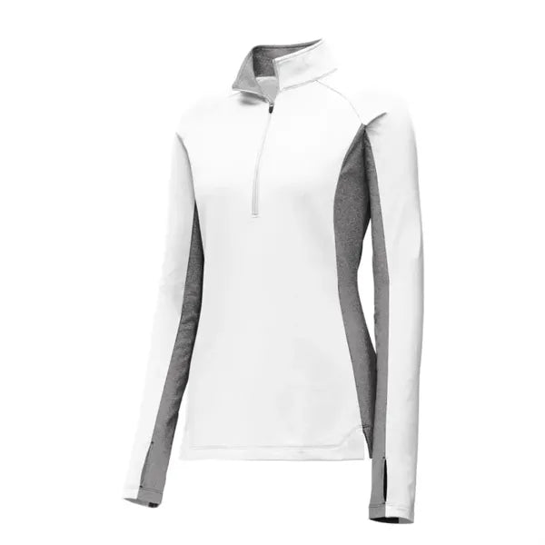 Sport-Tek Women's Sport-Wick Stretch Contrast 1/4-Zip Pul...