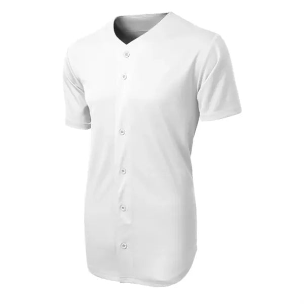 Sport-Tek PosiCharge Tough Mesh Full-Button Jersey.