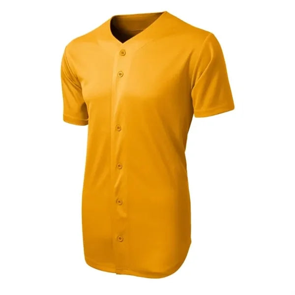 Sport-Tek PosiCharge Tough Mesh Full-Button Jersey.