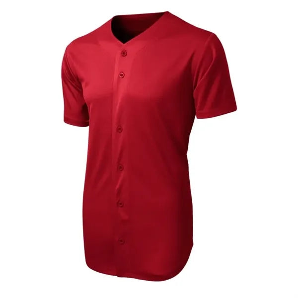Sport-Tek PosiCharge Tough Mesh Full-Button Jersey.