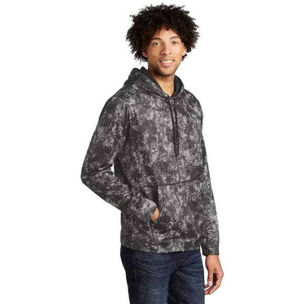 Sport-Tek Sport-Wick Mineral Freeze Fleece Hooded Pullover.