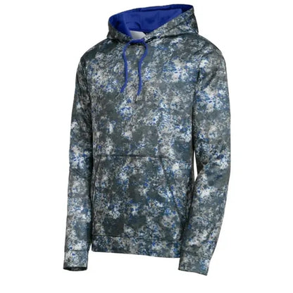 Sport-Tek Sport-Wick Mineral Freeze Fleece Hooded Pullover.