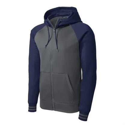 Sport-Tek Sport-Wick Varsity Fleece Full-Zip Hooded Jacket.