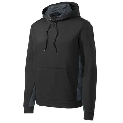 Sport-Tek Sport-Wick CamoHex Fleece Colorblock Hooded Pul...