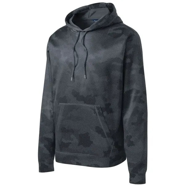 Sport-Tek Sport-Wick CamoHex Fleece Hooded Pullover.