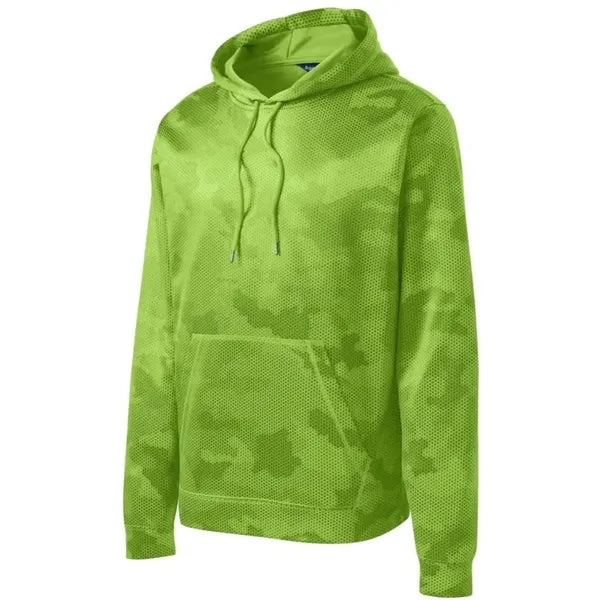 Sport-Tek Sport-Wick CamoHex Fleece Hooded Pullover.