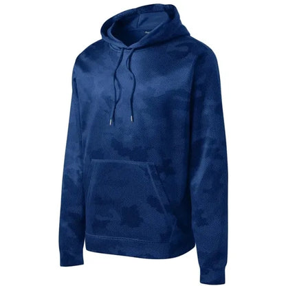 Sport-Tek Sport-Wick CamoHex Fleece Hooded Pullover.