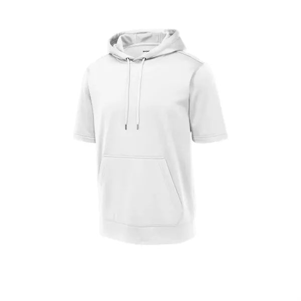 Sport-Tek Sport-Wick Fleece Short Sleeve Hooded Pullover.