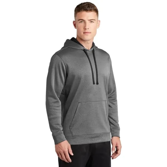 Sport-Tek PosiCharge Sport-Wick Heather Fleece Hooded Pul...