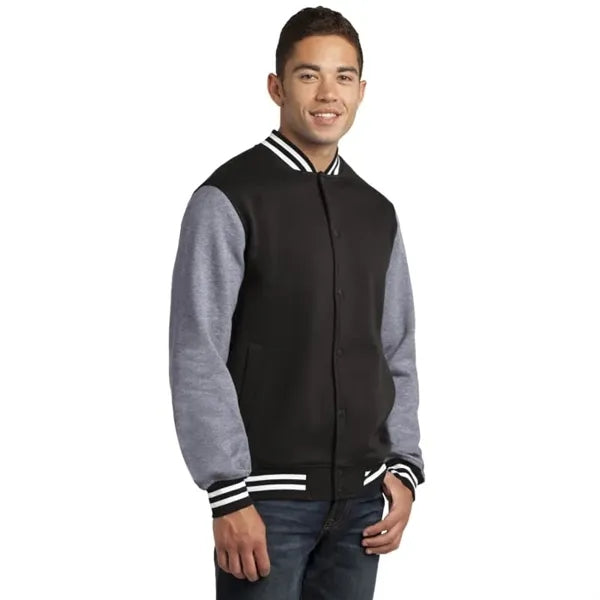 Sport-Tek Fleece Letterman Jacket.