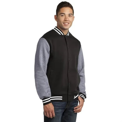 Sport-Tek Fleece Letterman Jacket.