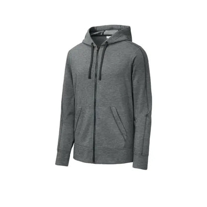 Sport-Tek PosiCharge Tri-Blend Wicking Fleece Full-Zip Ho...