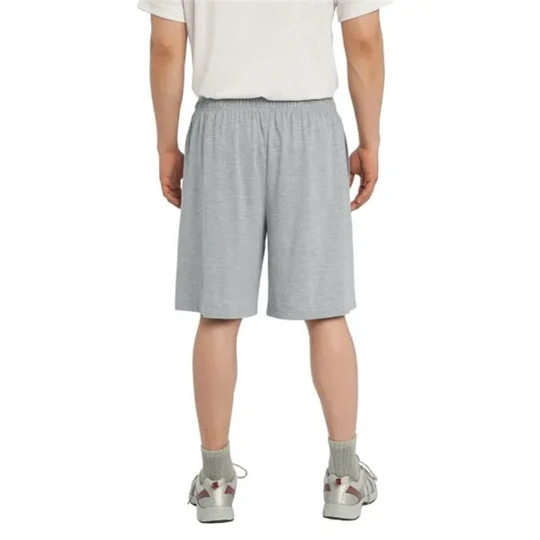 Sport-Tek Jersey Knit Short With Pockets.