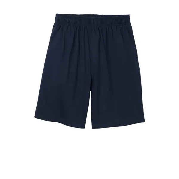 Sport-Tek Jersey Knit Short With Pockets.