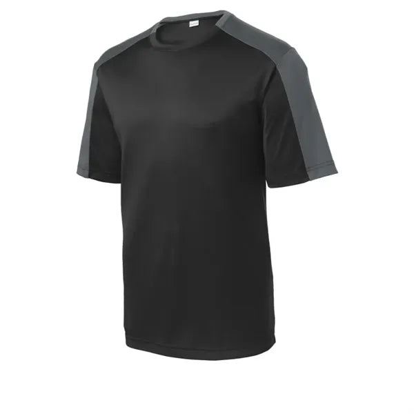 Sport-Tek PosiCharge Competitor Sleeve-Blocked Tee.