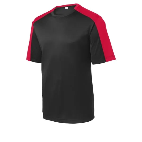 Sport-Tek PosiCharge Competitor Sleeve-Blocked Tee.