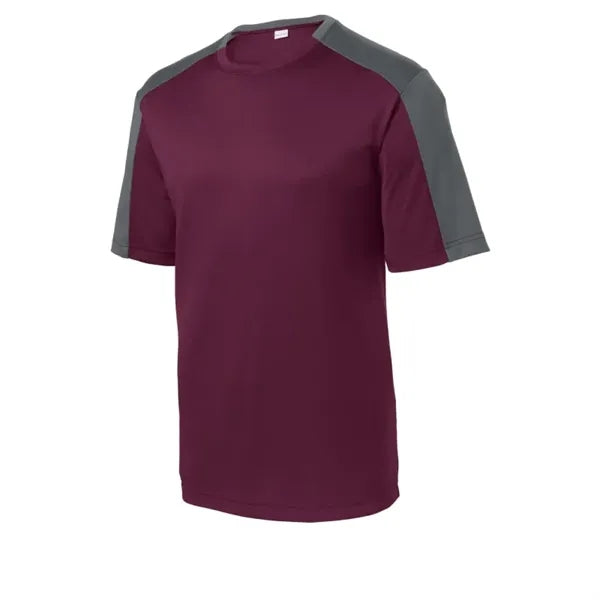 Sport-Tek PosiCharge Competitor Sleeve-Blocked Tee.