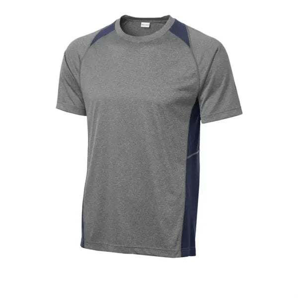 Sport-Tek Heather Colorblock Contender Tee.