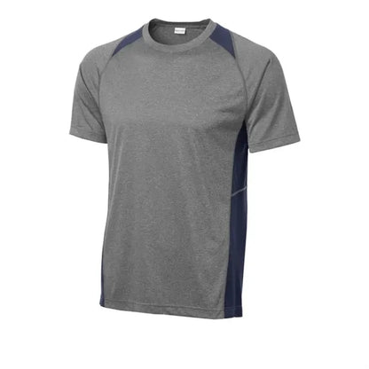 Sport-Tek Heather Colorblock Contender Tee.