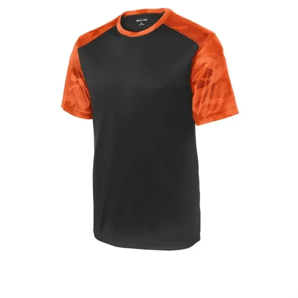 Sport-Tek CamoHex Colorblock Tee.