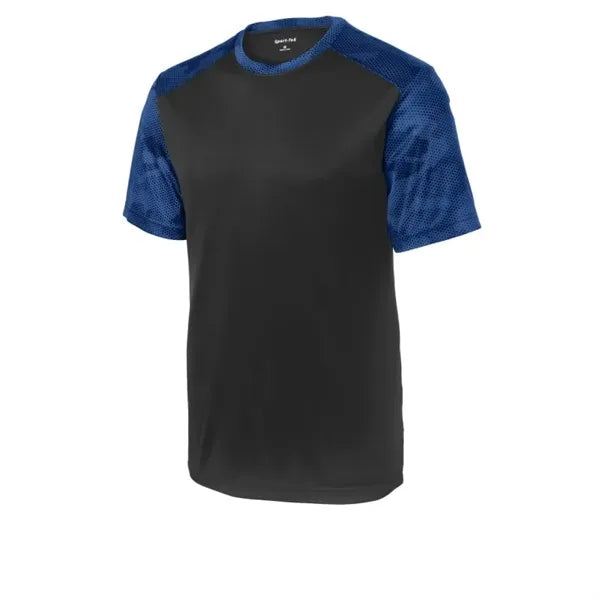 Sport-Tek CamoHex Colorblock Tee.