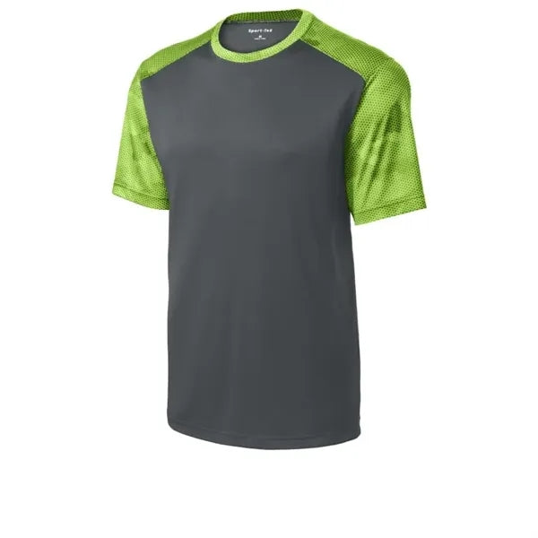 Sport-Tek CamoHex Colorblock Tee.