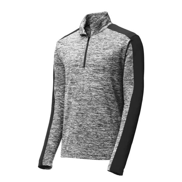 Sport-Tek PosiCharge Electric Heather Colorblock 1/4-Zip ...