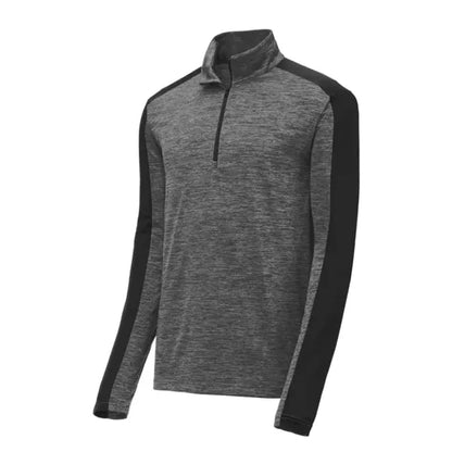 Sport-Tek PosiCharge Electric Heather Colorblock 1/4-Zip ...