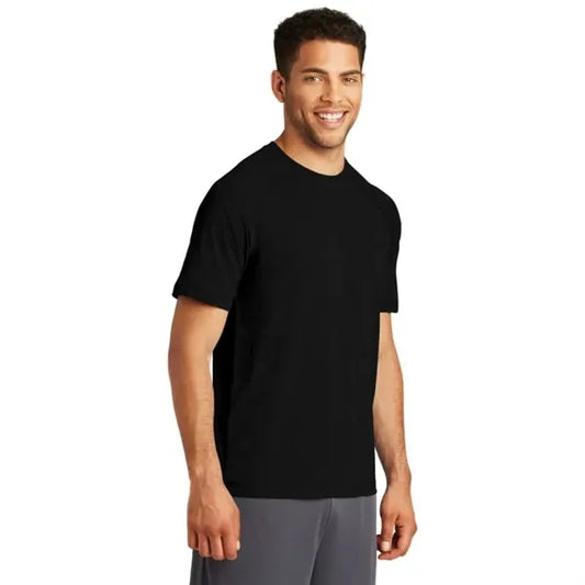 Sport-Tek PosiCharge Tri-Blend Wicking Raglan Tee.