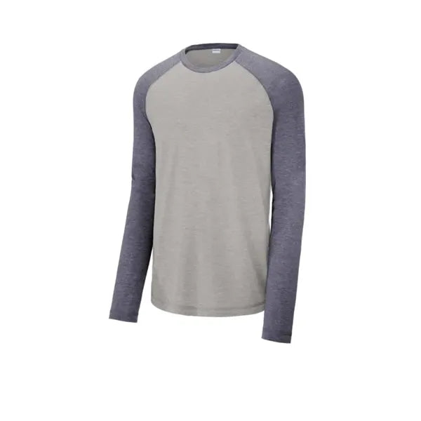 Sport-Tek PosiCharge Long Sleeve Tri-Blend Wicking Raglan...