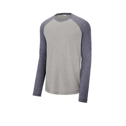 Sport-Tek PosiCharge Long Sleeve Tri-Blend Wicking Raglan...