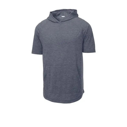 Sport-Tek PosiCharge Tri-Blend Wicking Short Sleeve Hoodie.