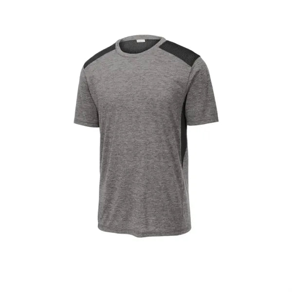 Sport-Tek PosiCharge Tri-Blend Wicking Draft Tee.