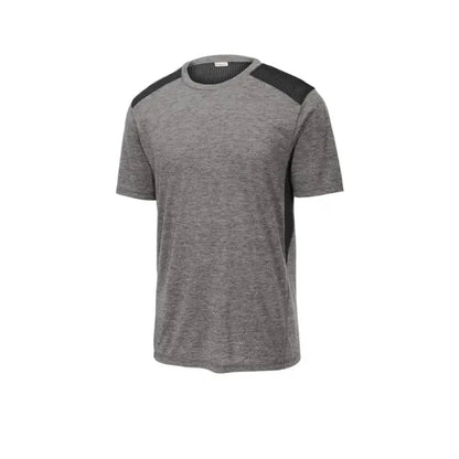 Sport-Tek PosiCharge Tri-Blend Wicking Draft Tee.