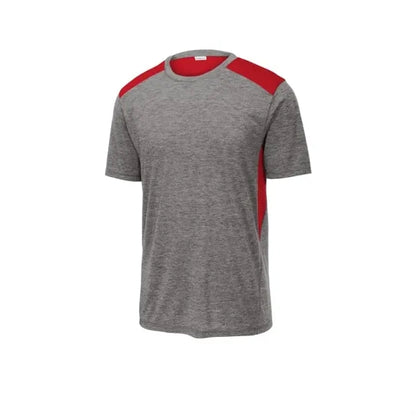 Sport-Tek PosiCharge Tri-Blend Wicking Draft Tee.