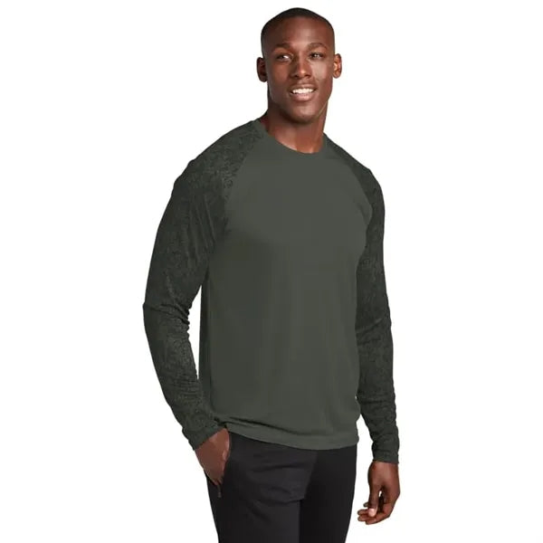 Sport-Tek Long Sleeve Digi Camo Tee.