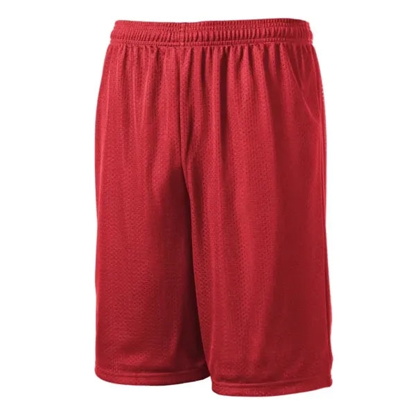 Sport-Tek Long PosiCharge Classic Mesh Short.