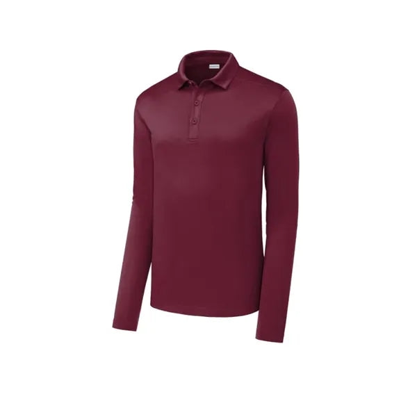 Sport-Tek Posi-UV Pro Long Sleeve Polo.