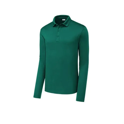 Sport-Tek Posi-UV Pro Long Sleeve Polo.
