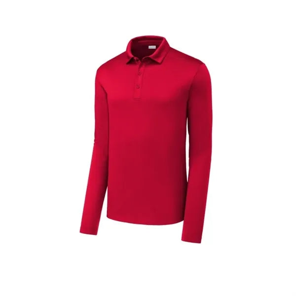 Sport-Tek Posi-UV Pro Long Sleeve Polo.