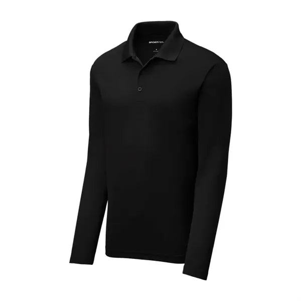Sport-Tek PosiCharge RacerMesh Long Sleeve Polo.
