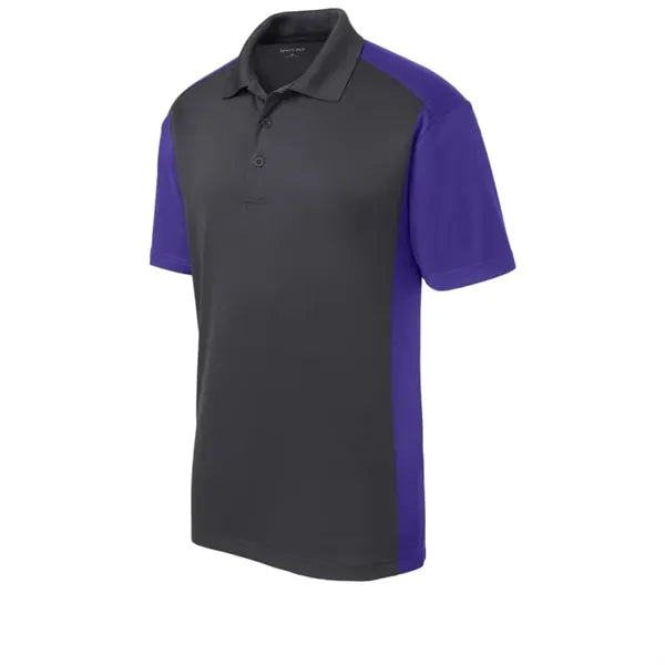 Sport-Tek Colorblock Micropique Sport-Wick Polo.