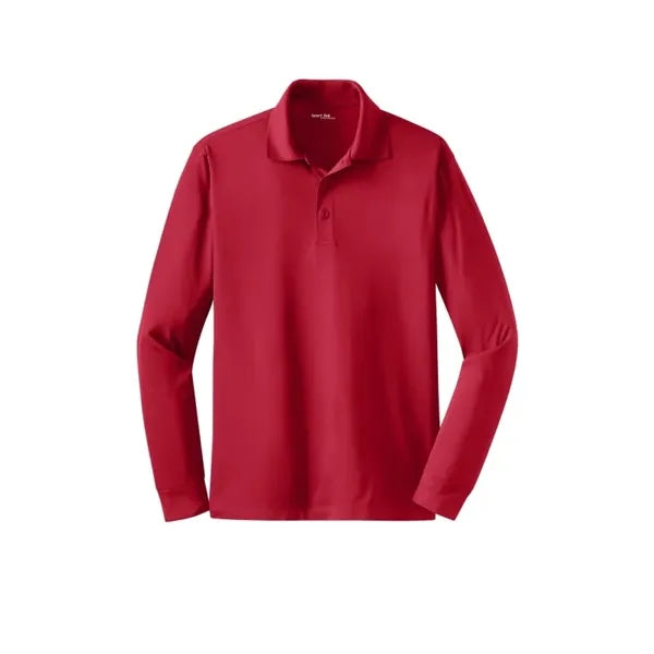 Sport-Tek Long Sleeve Micropique Sport-Wick Polo.