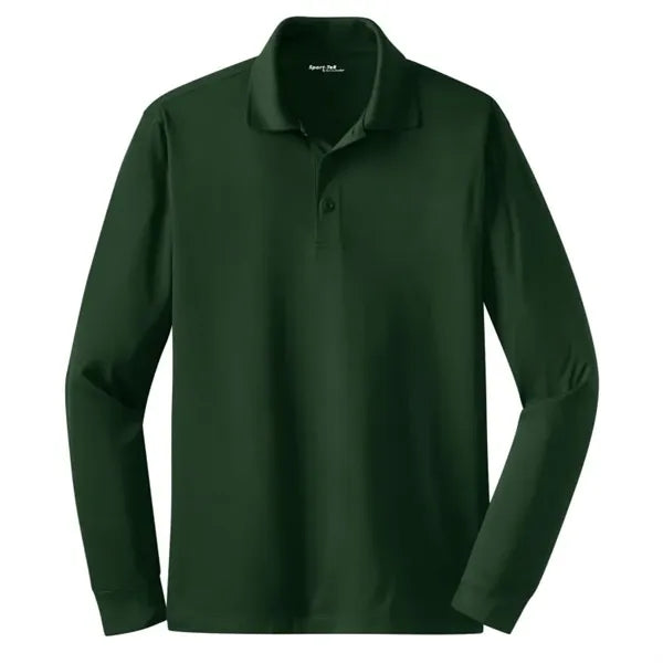 Sport-Tek Long Sleeve Micropique Sport-Wick Polo.