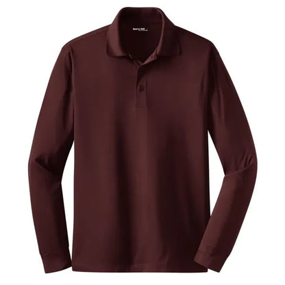Sport-Tek Long Sleeve Micropique Sport-Wick Polo.
