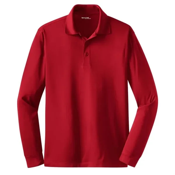 Sport-Tek Long Sleeve Micropique Sport-Wick Polo.