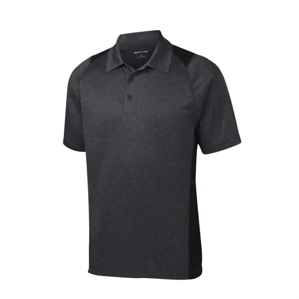 Sport-Tek Heather Colorblock Contender Polo.